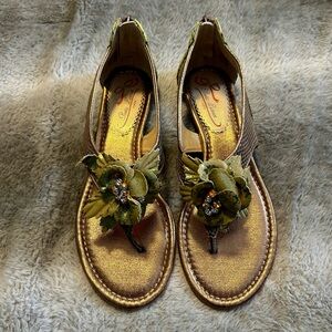Poetic License Island Surprise Snake Floral Sandals